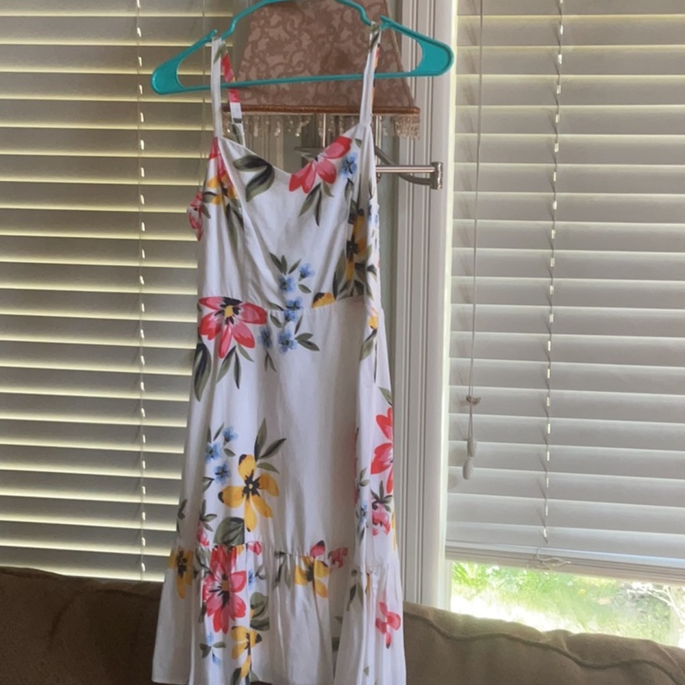 Floral Spaghetti Strap Dress